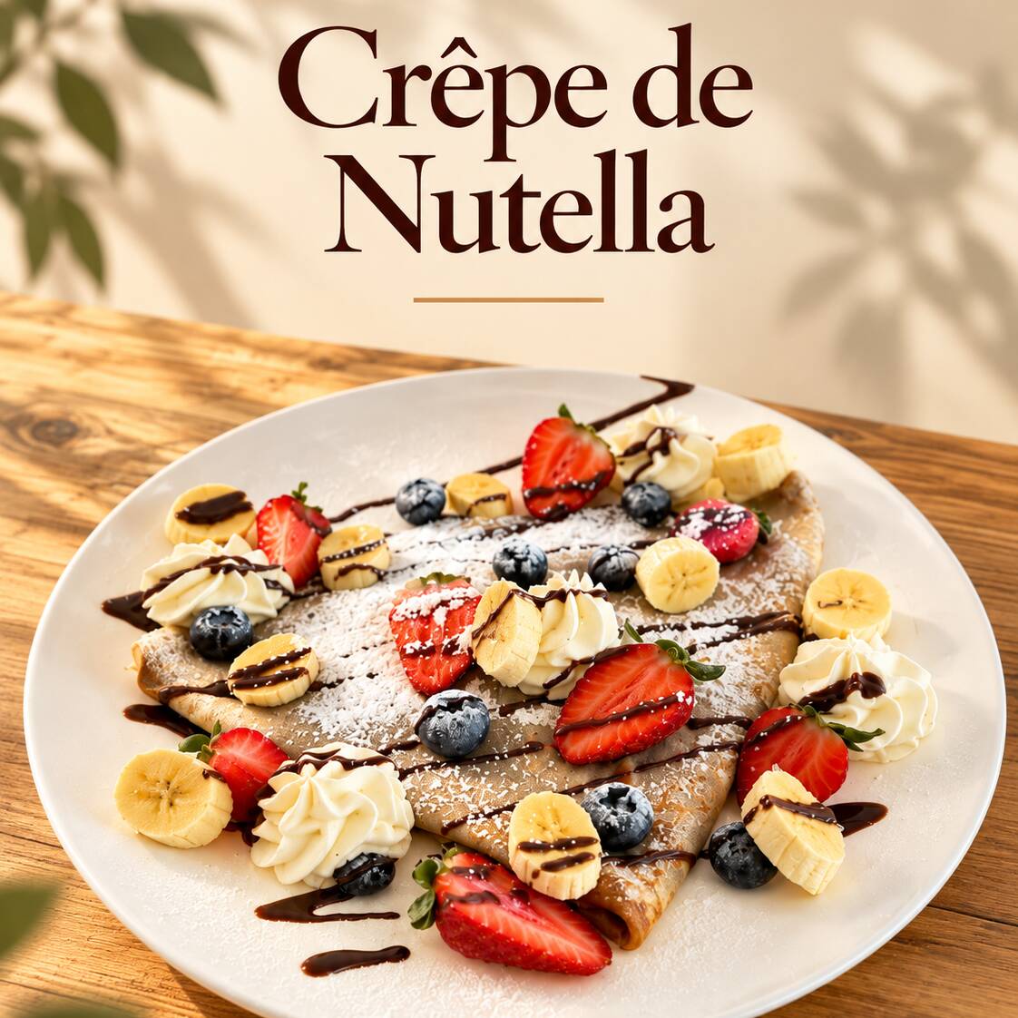 Crêpe de Nutella