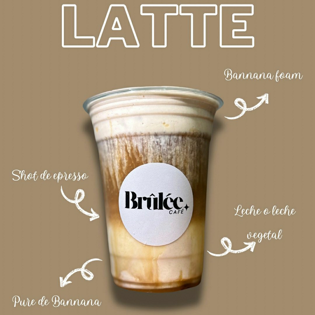BANNANA CREAM LATTE 16 OZ