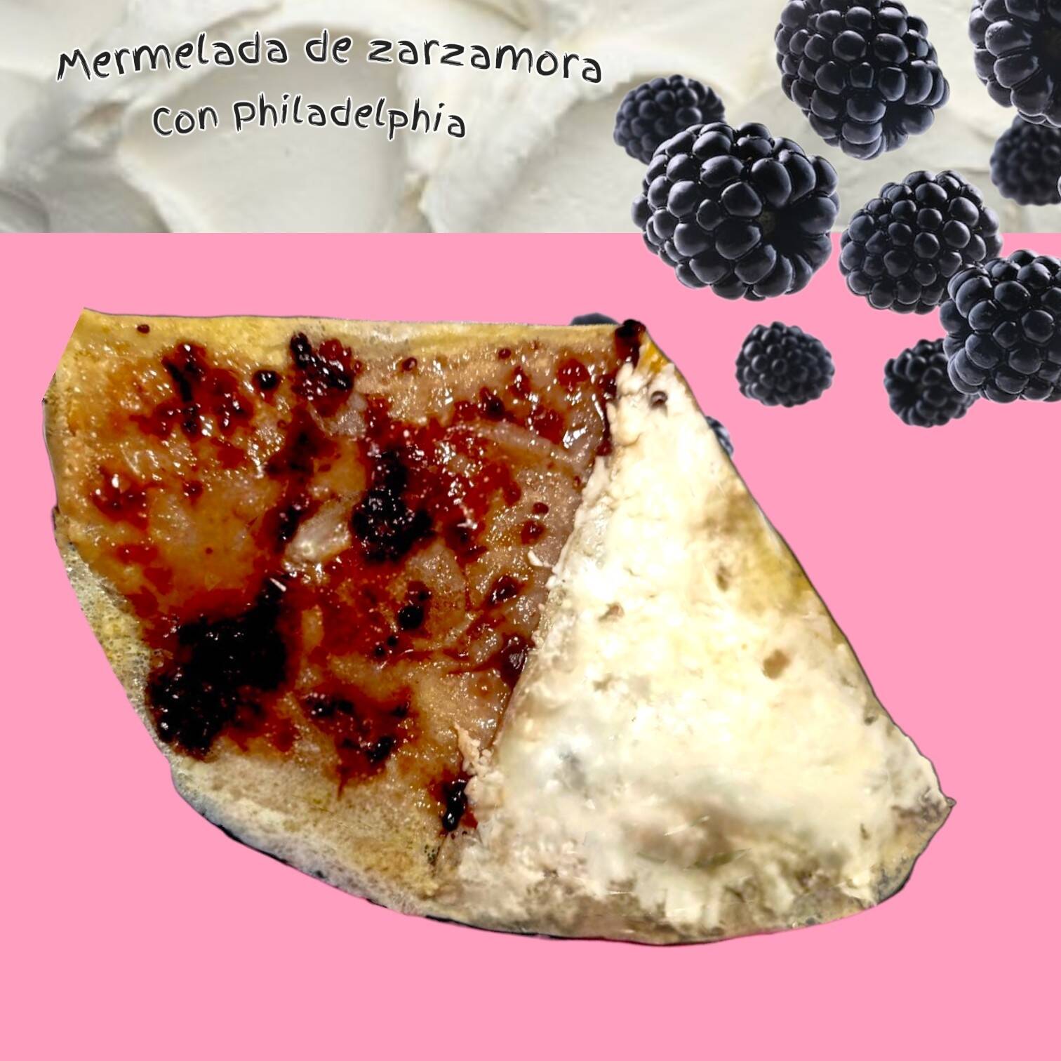 Crepa Mermelada de Zarzamora con Philadelphia