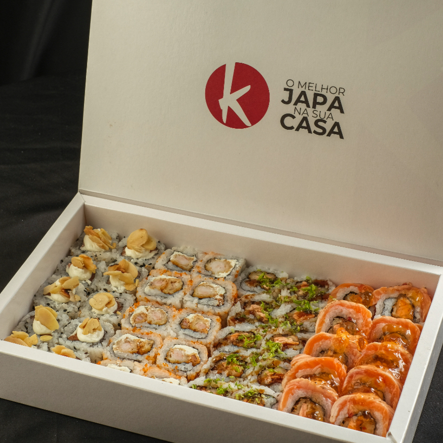 São 40 peças deliciosas a sua escolha. As peças são múltiplos de 10.