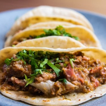 Taco de Chicharron Prensado Verde