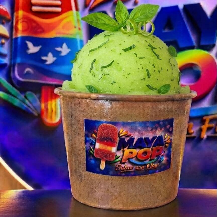 HELADO DE LIMON ALBAHACA
