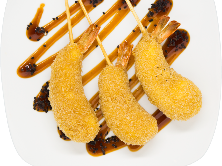 kushiages de Camarón