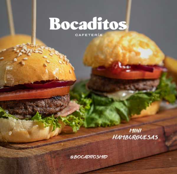 Orden de tres mini hamburguesas