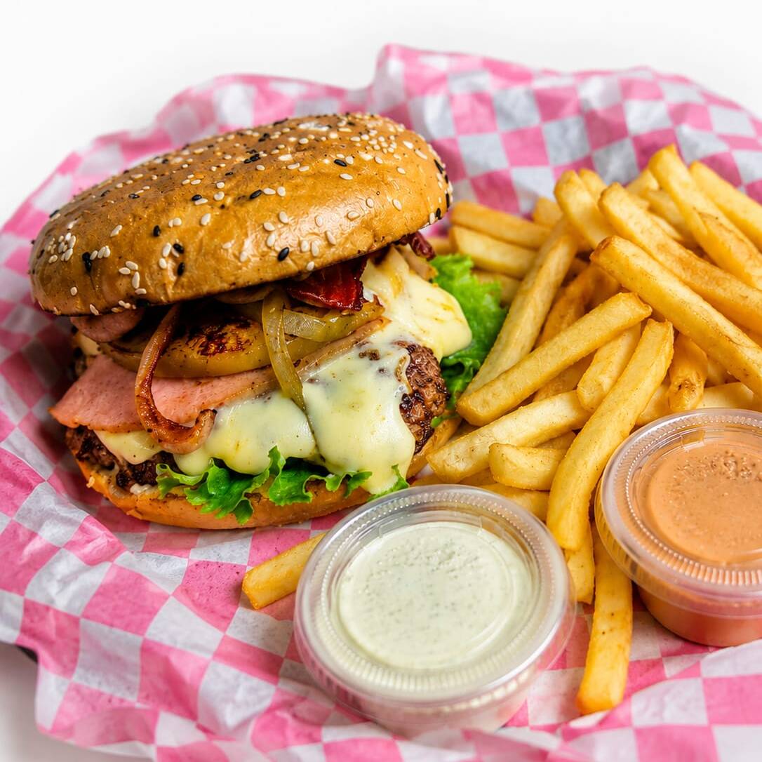 Hamburguesa Hawaiana