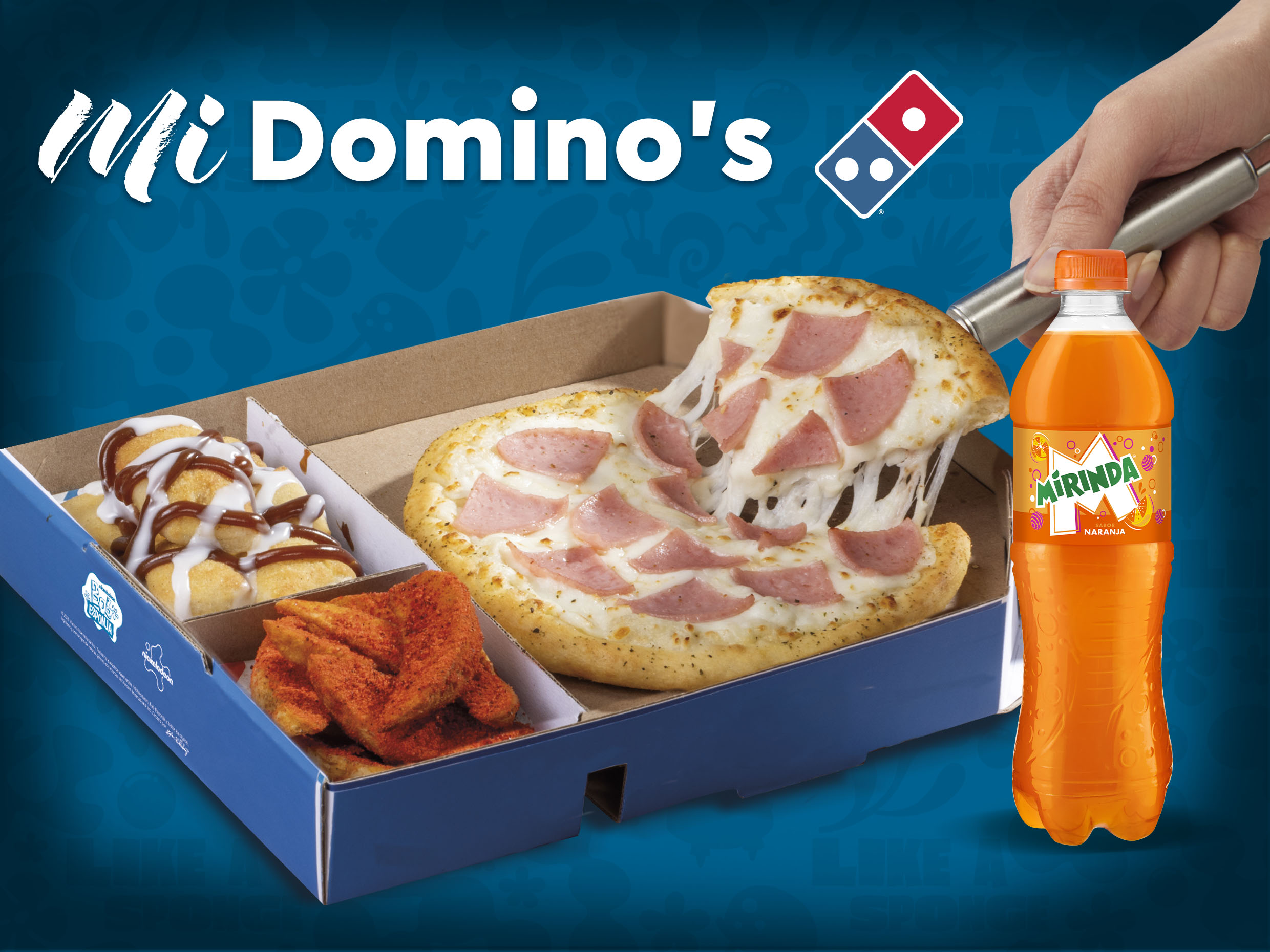 Mi Dominos (Pizza + Papotas + Baitz + Bebida)