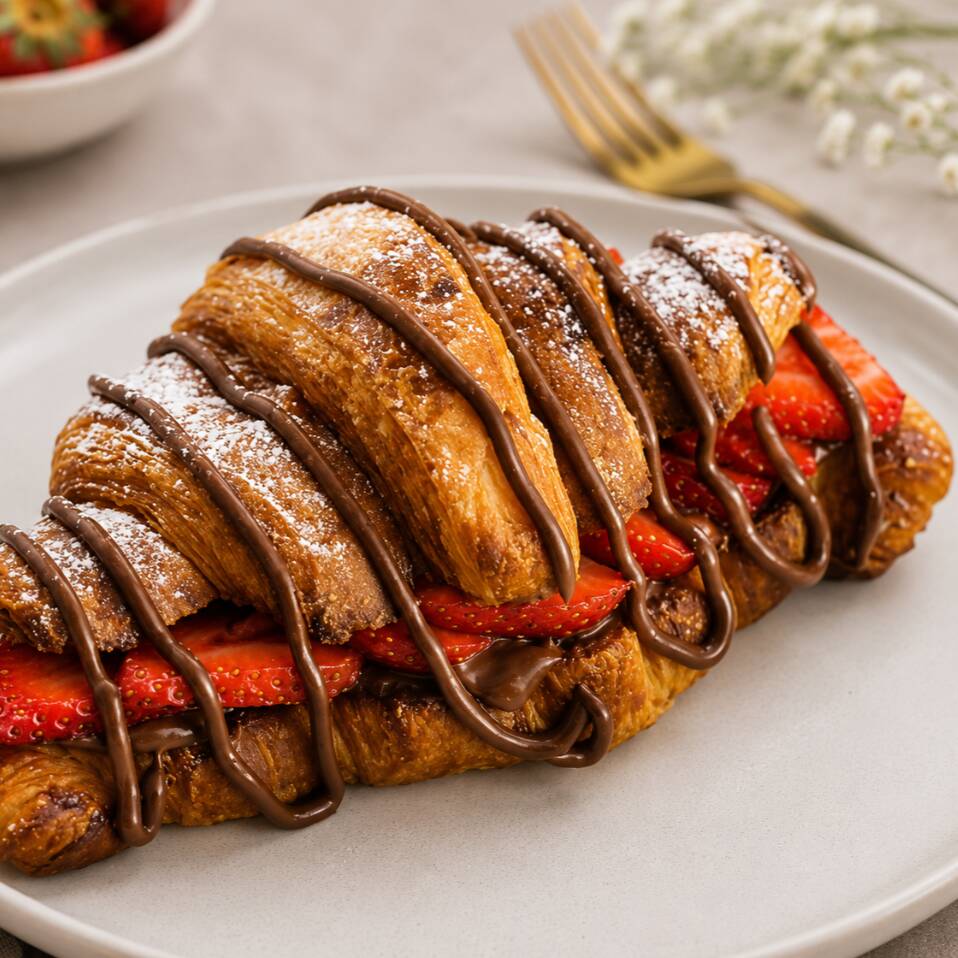 Croissant Fresa Nutella