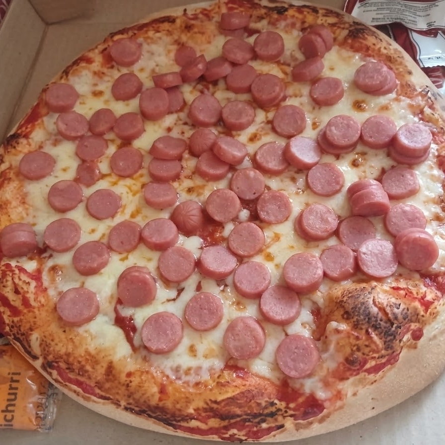 Pizza de Salchicha
