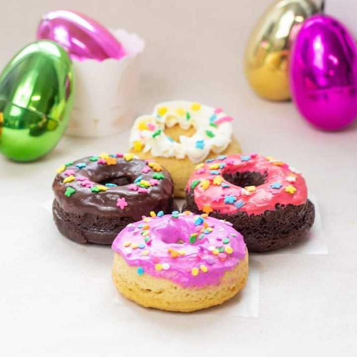 Caja de donas mix keto 6 pz