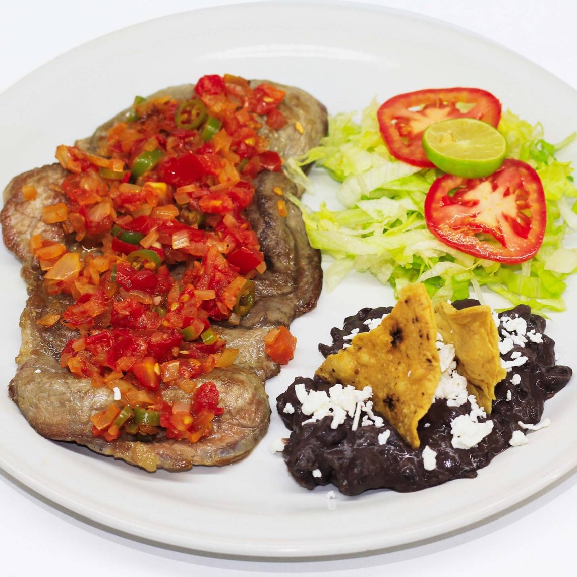 Bistec de res a la Mexicana