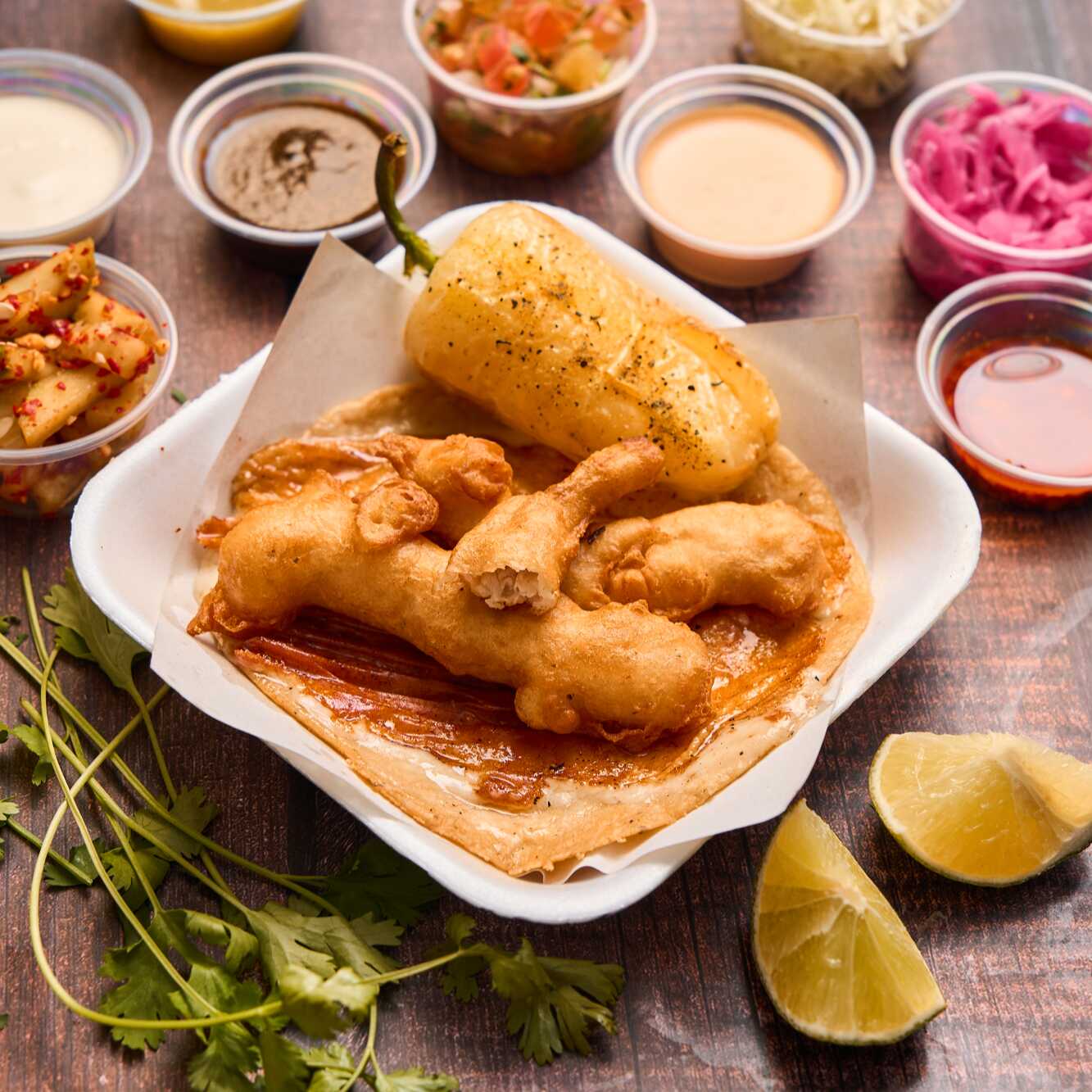 Quesadilla Pescado Capeado