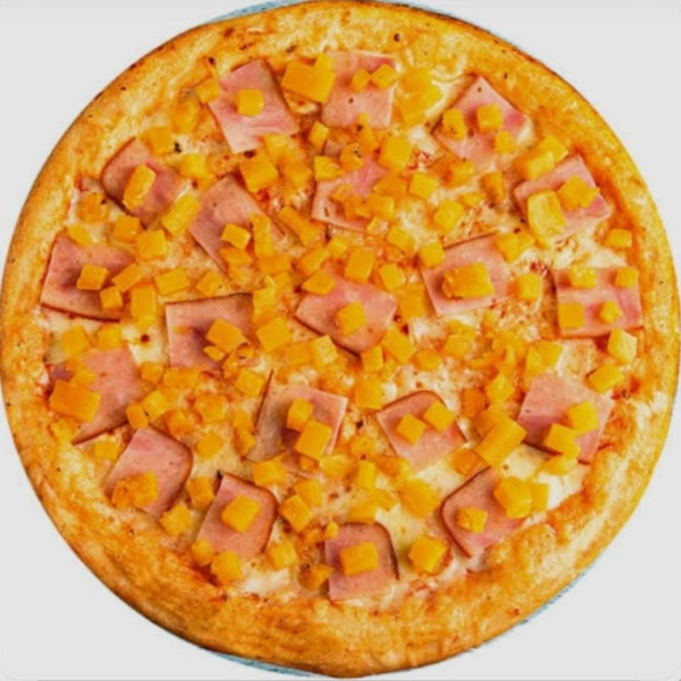 Pizza Durazno Piña y Pepperoni 20cm