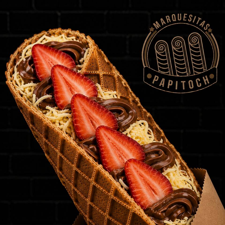 Queso Bola, Nutella y Fresa