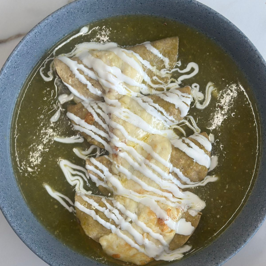 Enchiladas Verdes de Arrachera