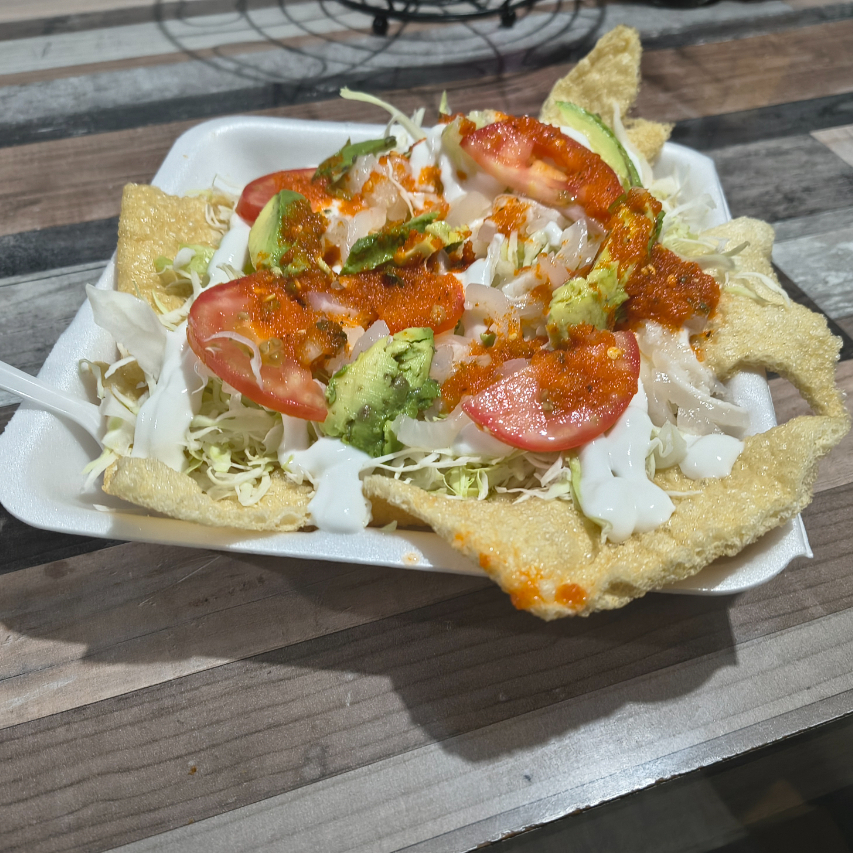 Chicharrón lagunero preparado