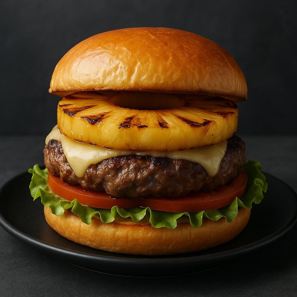 Hamburguesa con Piña