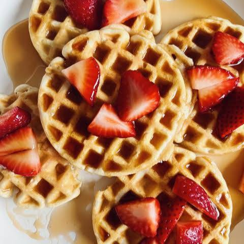 Waffle con Fruta