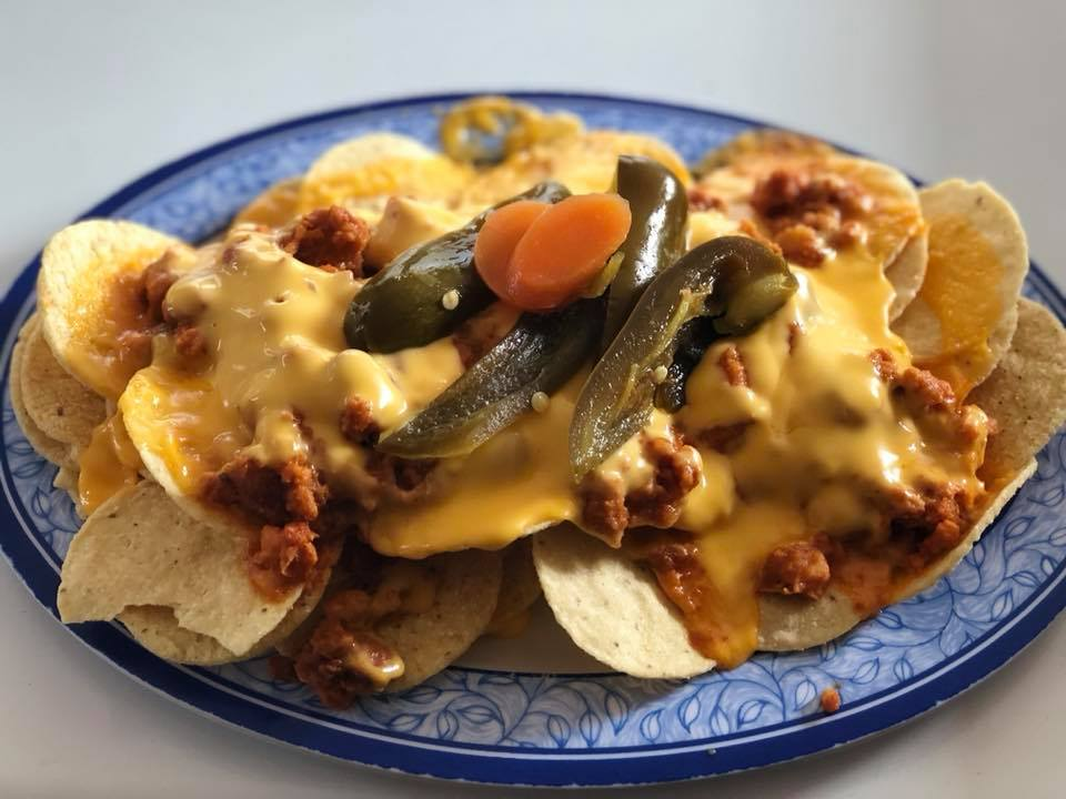 Nachos con Carne.