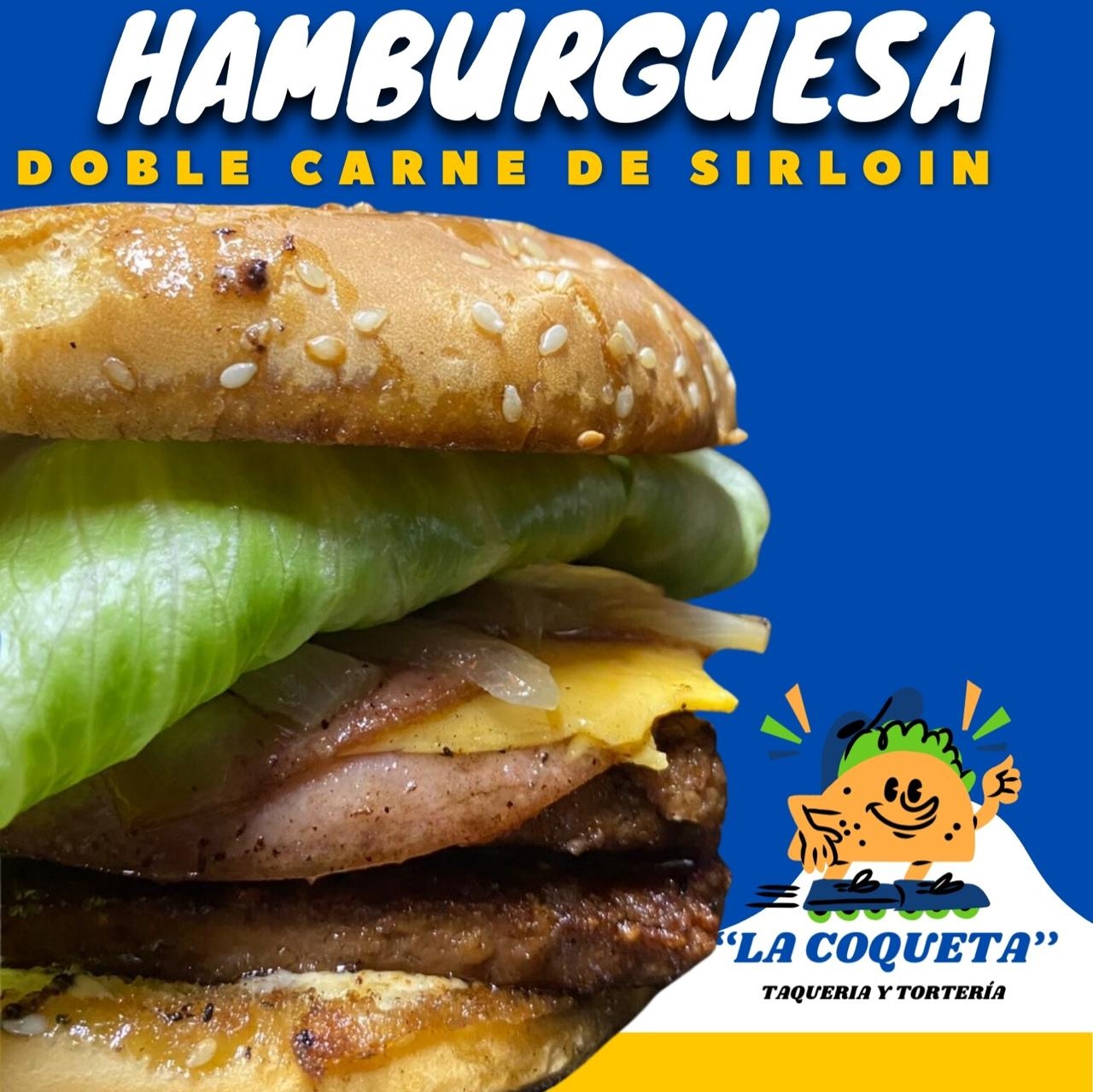 HAMBURGUESA DOBLE CARNE DE SIRLOIN