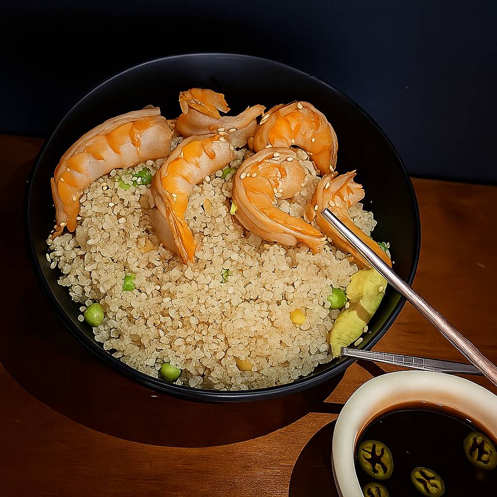 Yakimeshi con Camarón o Pollo