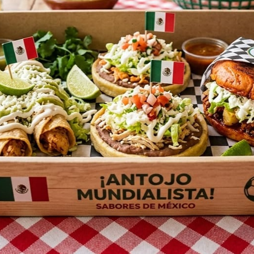 Combo-Mex (2 Flautas + 2 Sopes + Pambazo)
