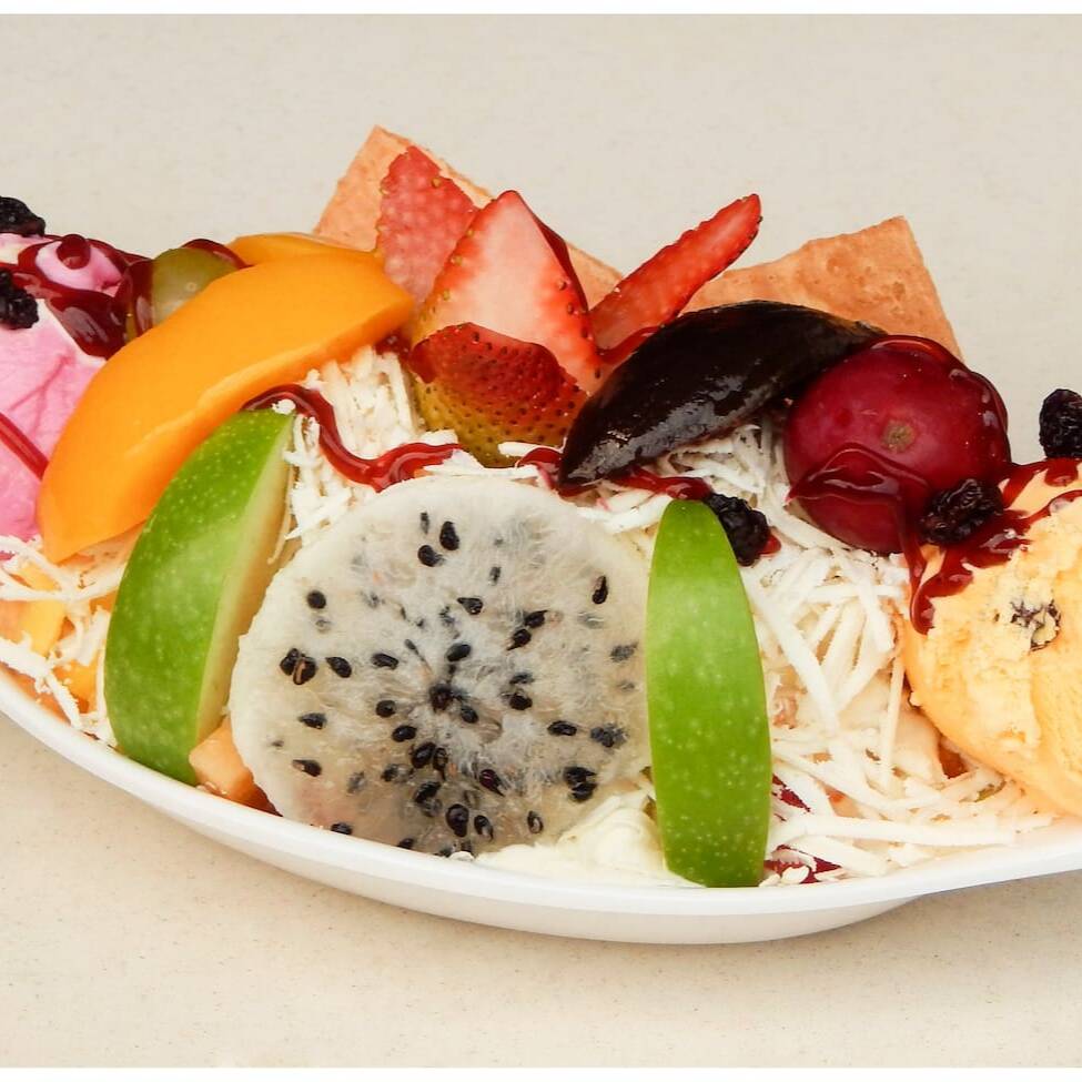 Ensalada Natural con Helado
