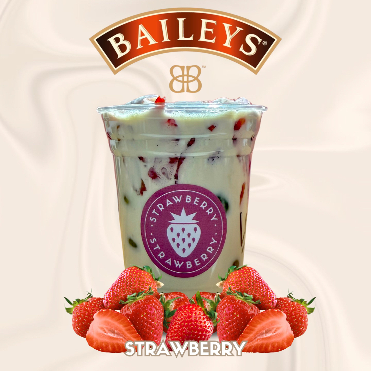 Fresas con Crema de BAILEYS