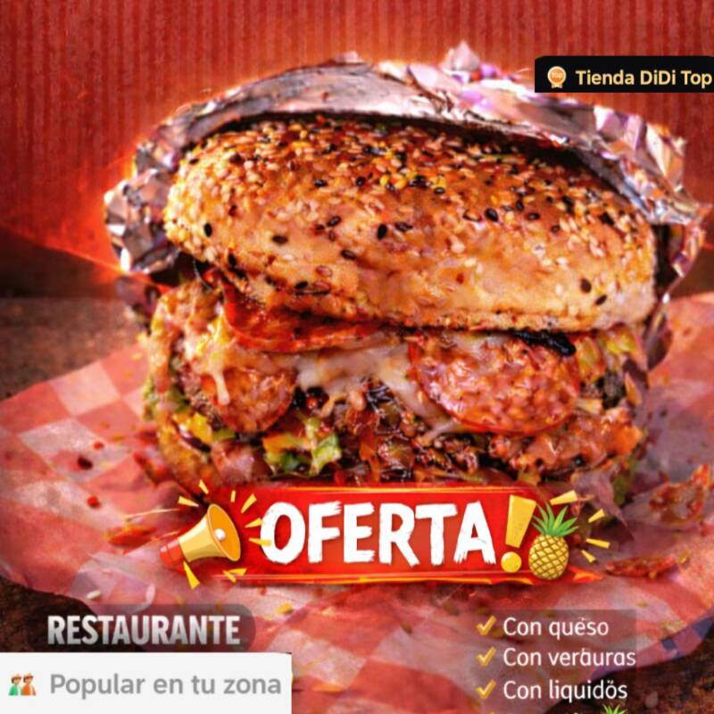 Hamburguesa Cubana