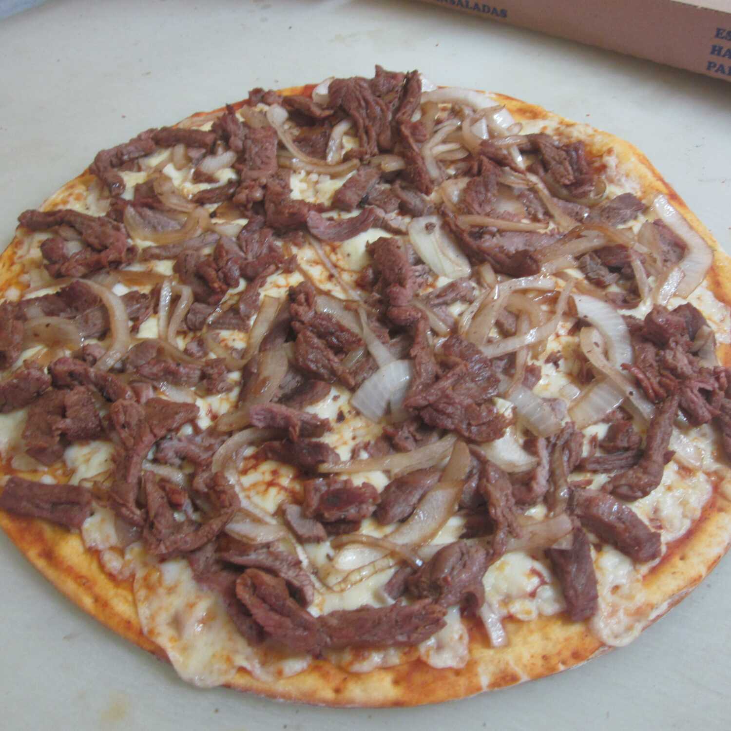 PIZZA CHICA (8 REBANADAS) ARRACHERA