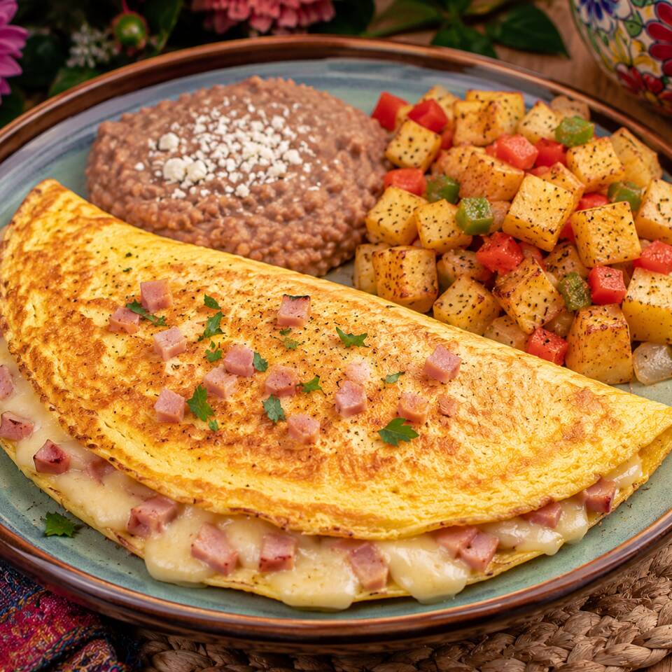 Omelette De Jamón Ahumado