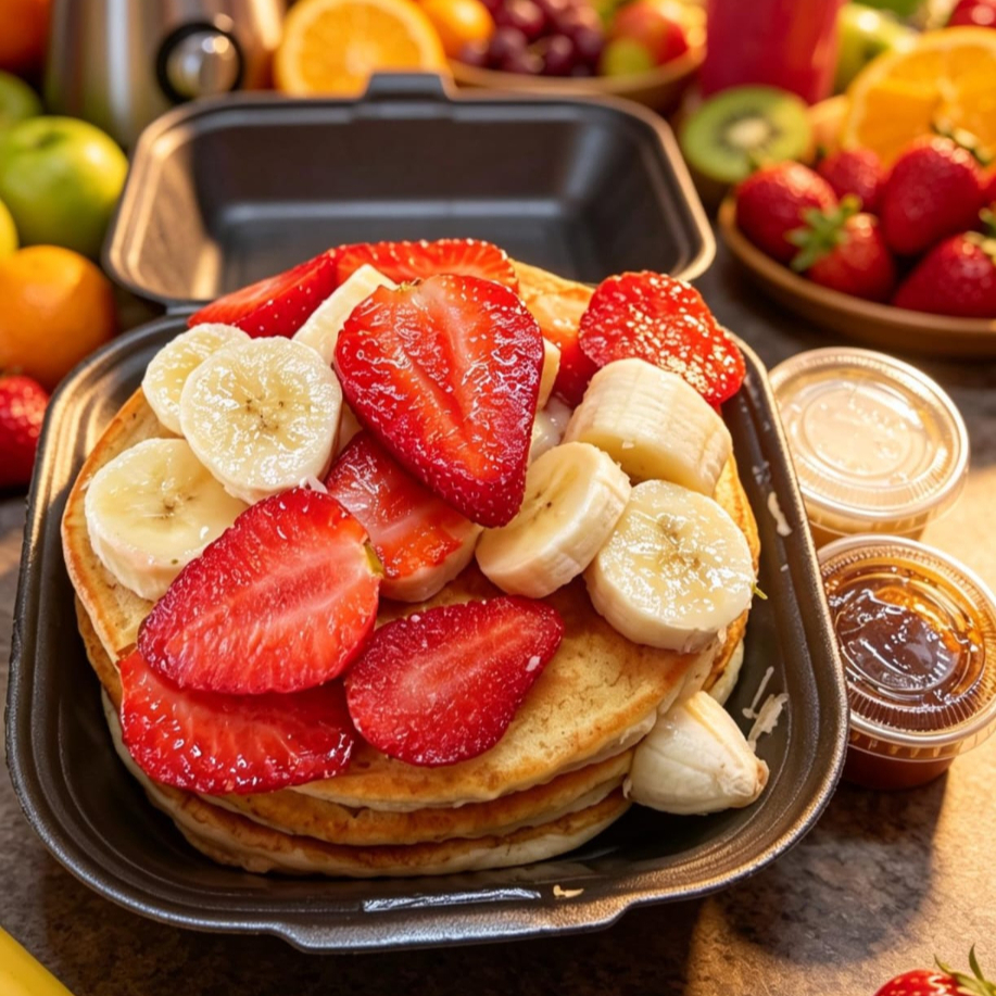 Hot Cakes con fruta