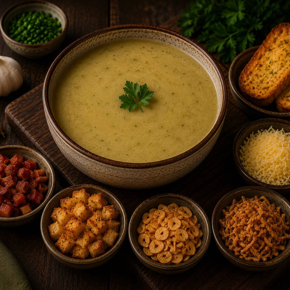 Combo Completo! Acompanha uma Sopa + Bebida e um Acompanhamento de Livre Escolha, Nossos Caldos já Estão Prontos, Portanto Não é possível retirar qualquer item de dentro das sopas.
