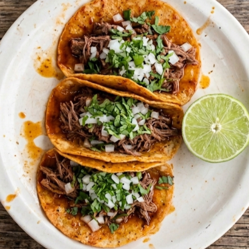 Orden de Tacos de Barbacoa (3 Pz)