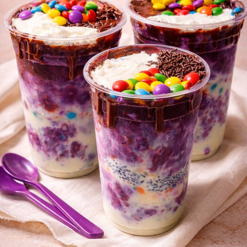 2 copos de 550 ml e 1 copo de 300ml com 5 adicionais grátis cada