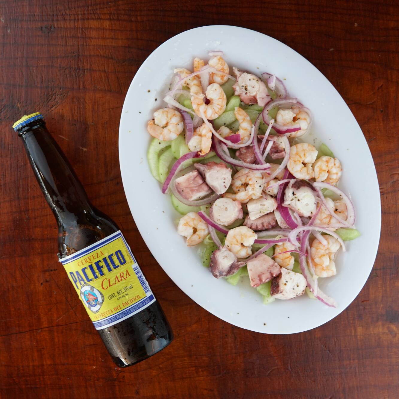 Camarón y Pulpo para Picar