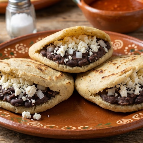 Gorditas Frijoles con Queso