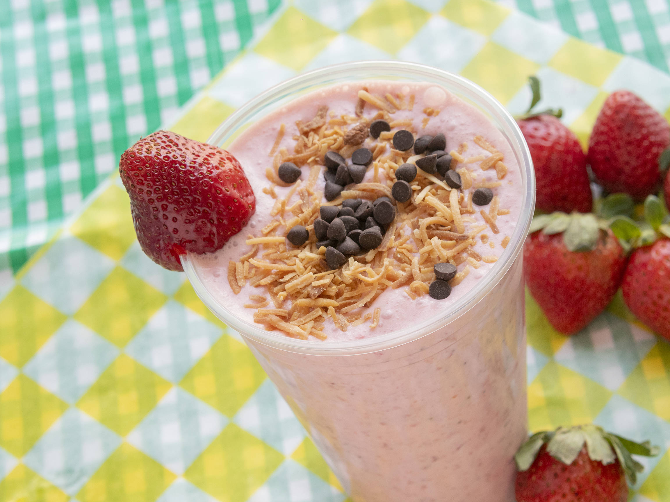 Fresa con crema medianas