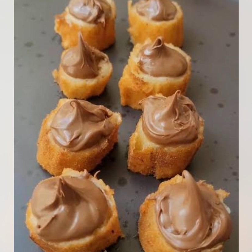 6 bananas empanadas com nutela