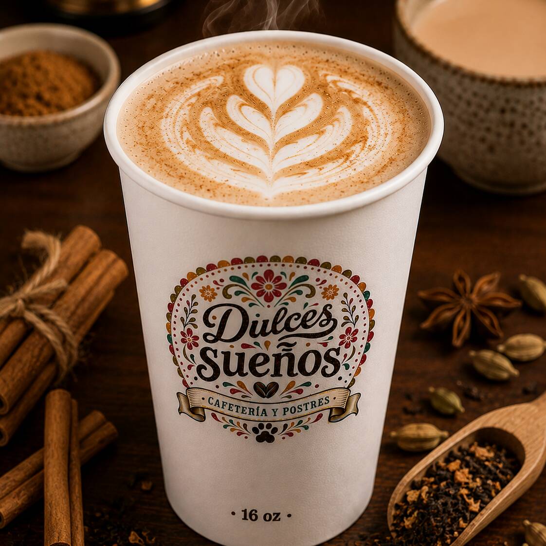 Chai latte 16 oz
