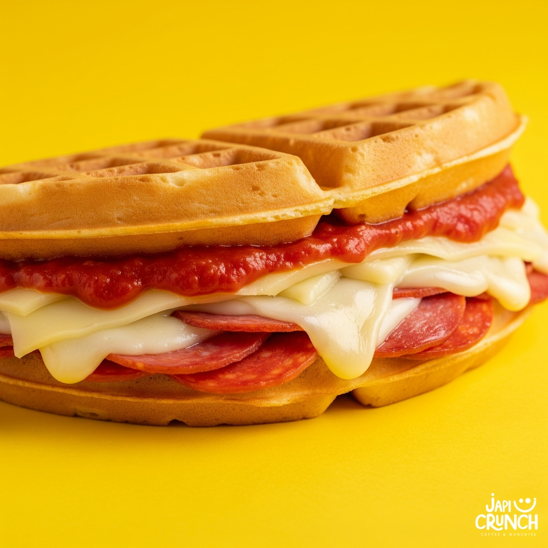 Waffle Salado Pizza Waffle