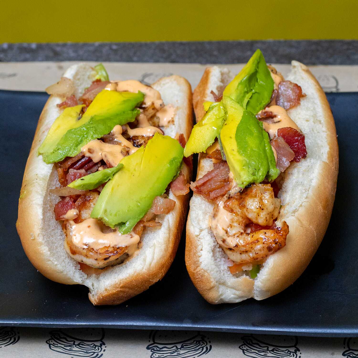Hot dog de Camarón