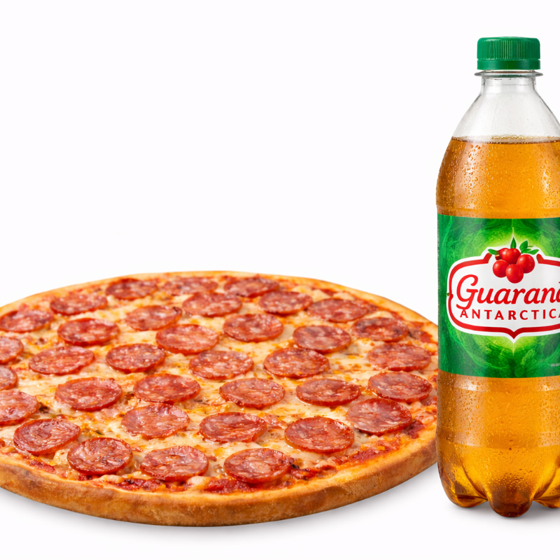 Pizza M de Calabresa + Antartica 1 Litro