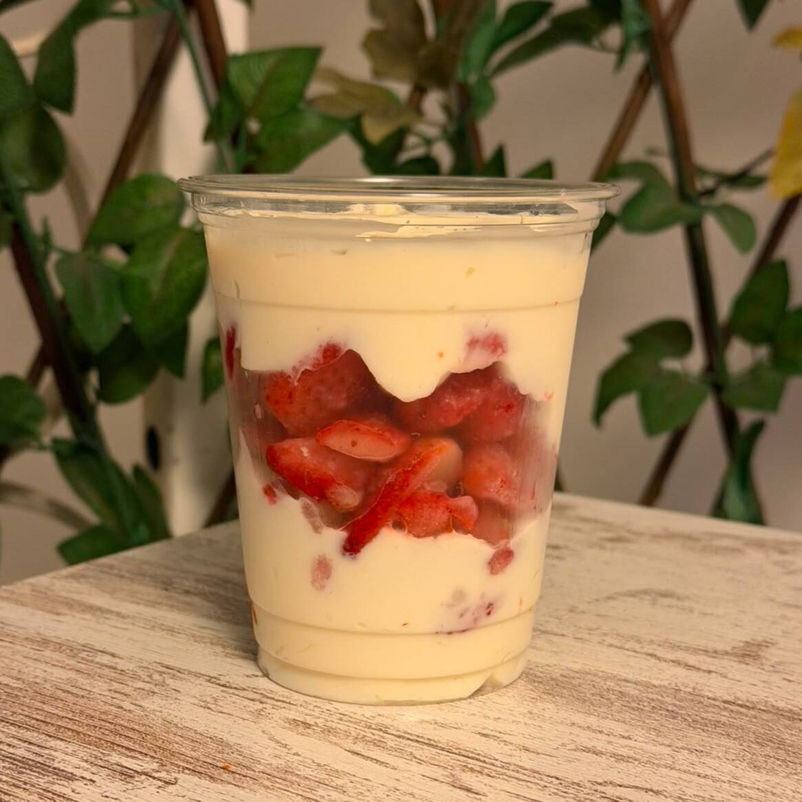Fresas con crema