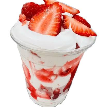 Fresas solo Crema Pequeña
