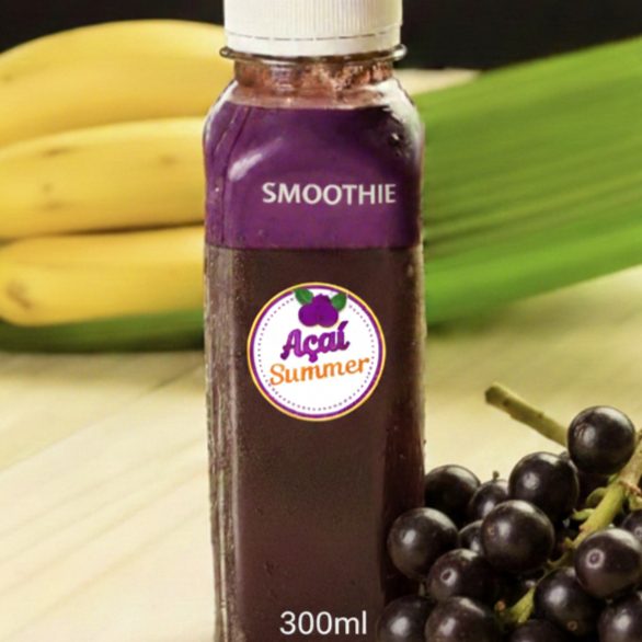 Smoothie açai com banana,refrescante e delícioso! (Não contém leite)