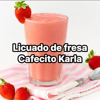 Licuado de fresa 1 litro