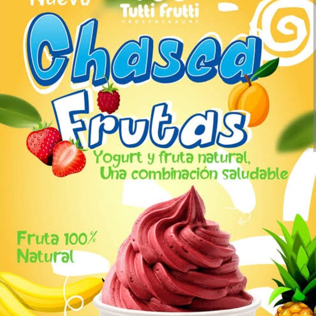 CHASCA NIEVE DE FRUTAS NATURAL
