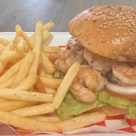 HAMBURGUESA de Camaron