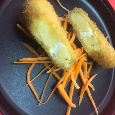 KUSHIAGUE PLATANO CON QUESO