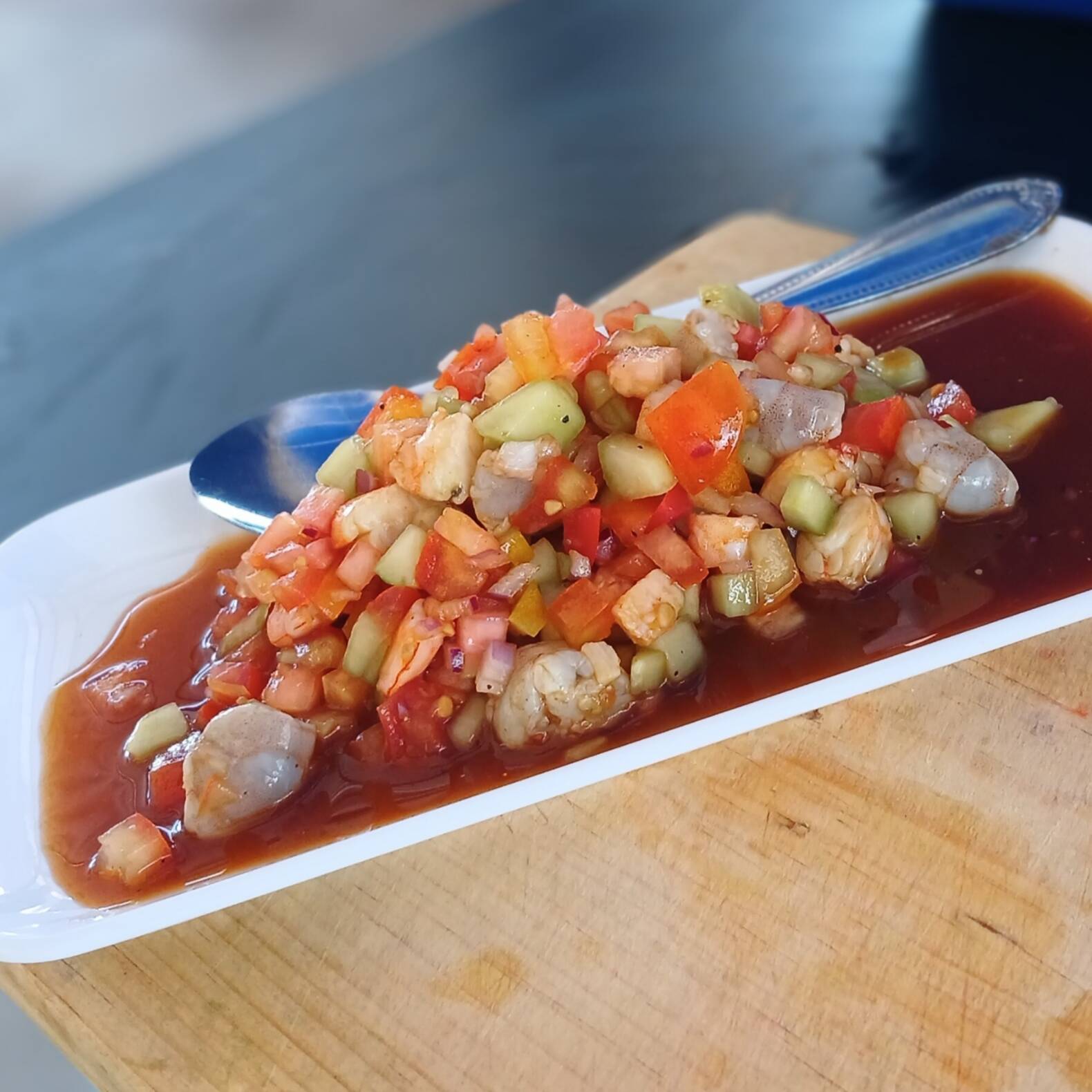 Tostada de Ceviche